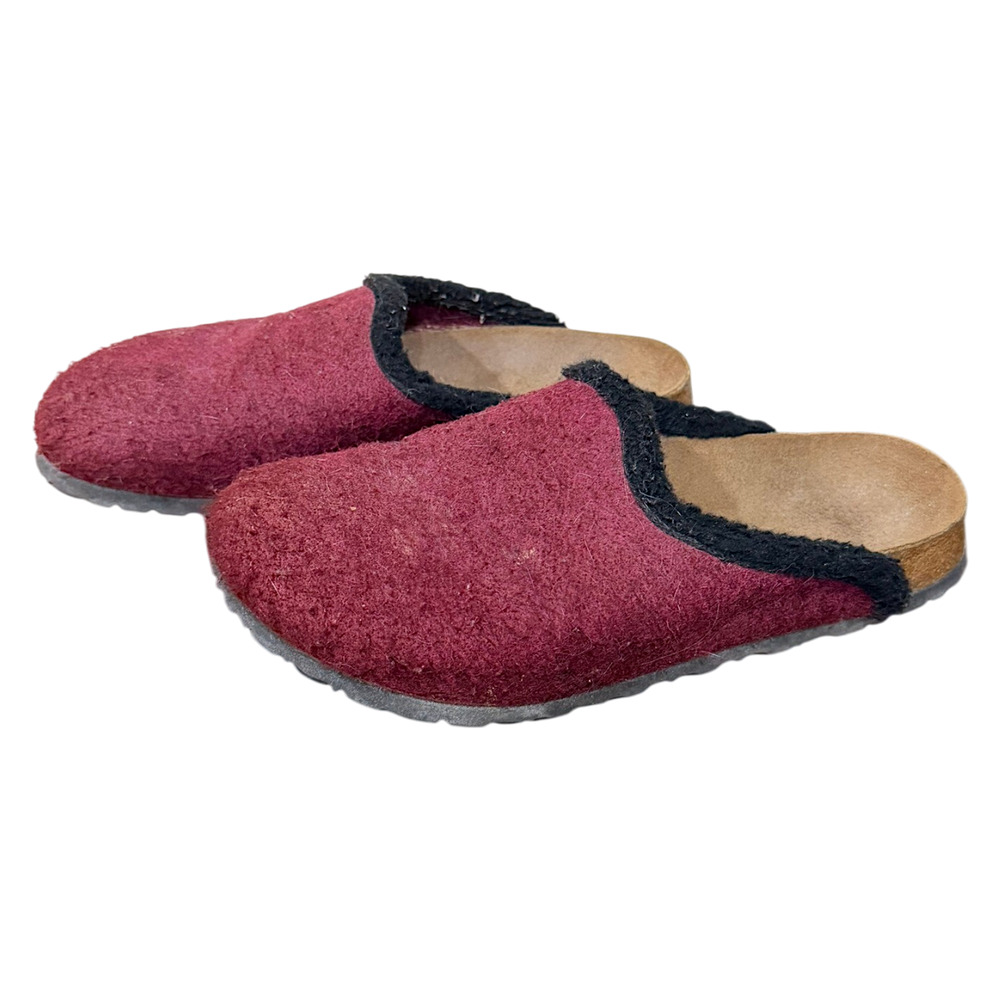 Vintage Birkis Birkenstock Provence Wool Felt Clogs Slippers EU 41 US W 10 *READ